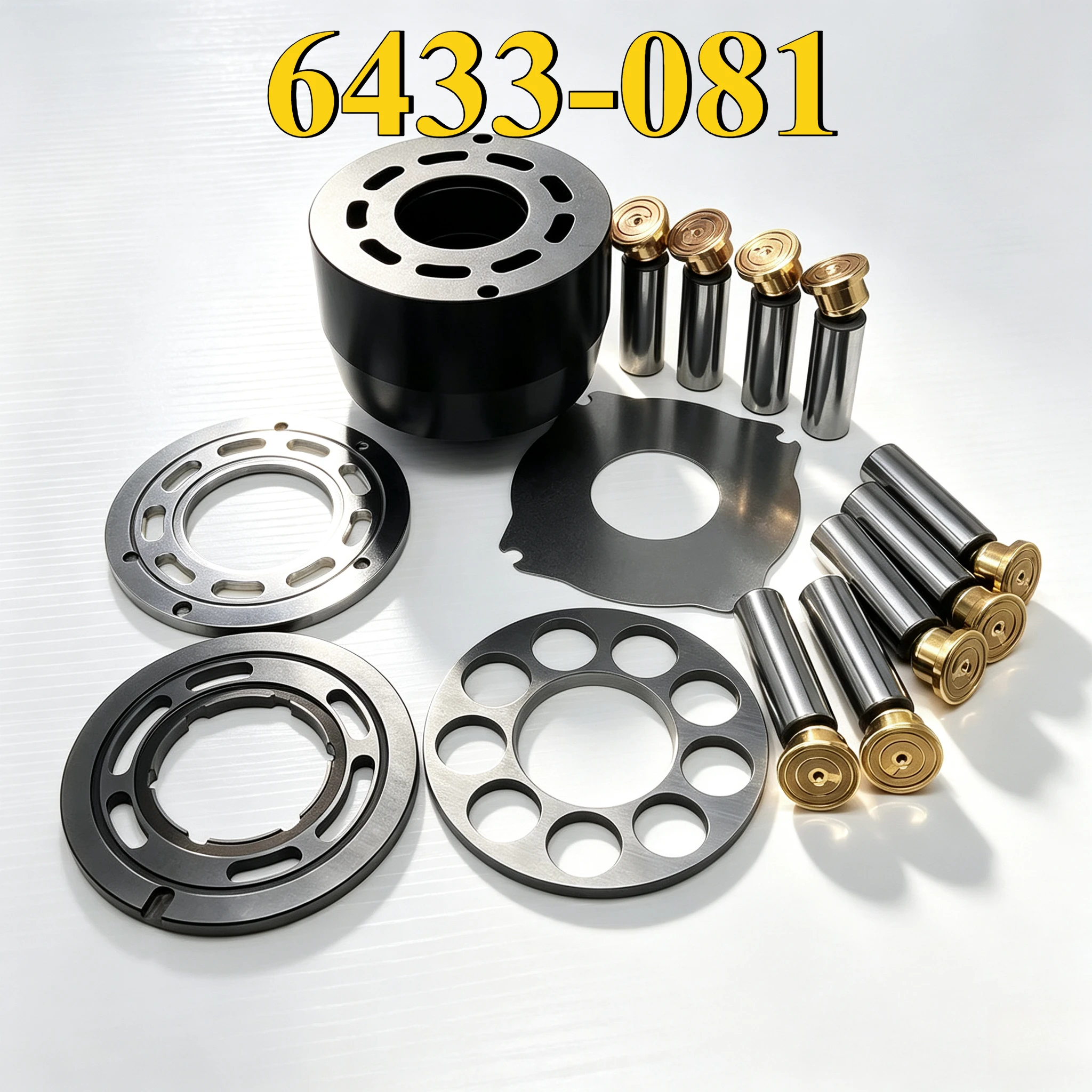 Hydraulic Motor Spare Parts 6433 Fixed Piston Motor Parts for 6433-081 Piston Motor Repair Kit Hydraulic Engine Parts