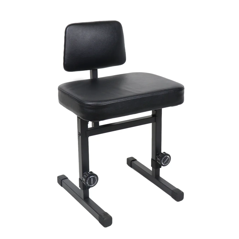 New H-type Lifting Piano Stool Five-speed Adjustable Electronic Piano Stool Piano Keyboard Chair with Backrest