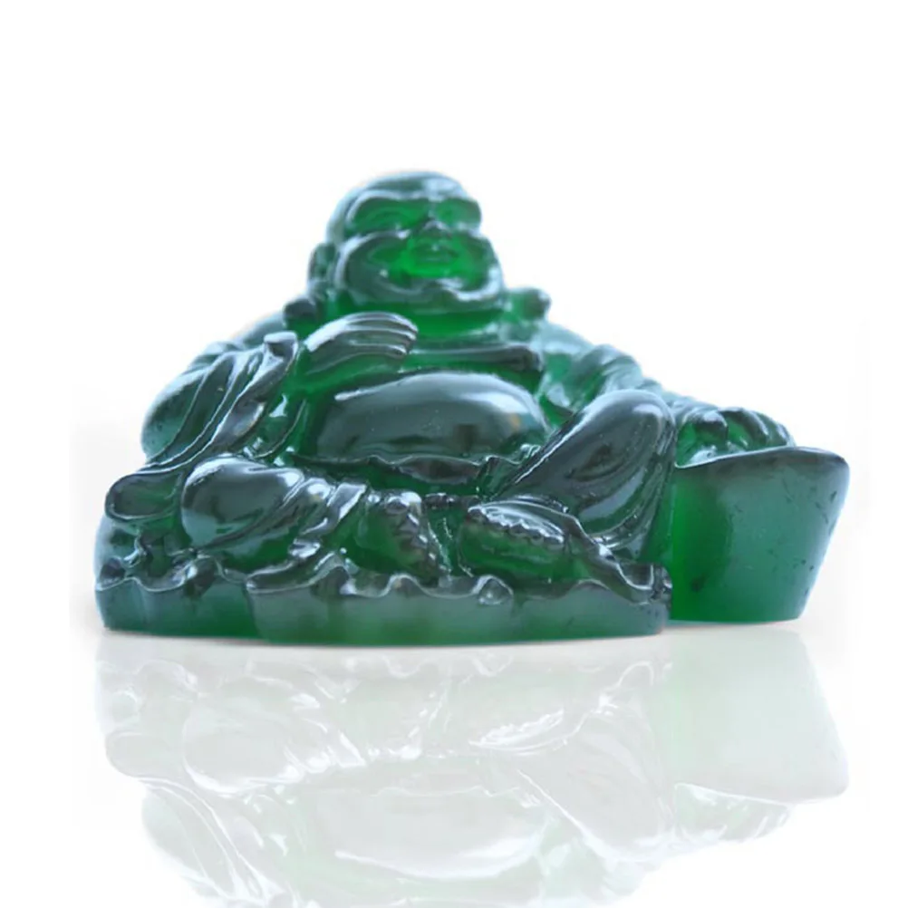 

Handcrafted Resin Buddha Ornament for Nourishing with Tea Home Decor Positive Energy Symbol Tea Pet Buddha Figurine