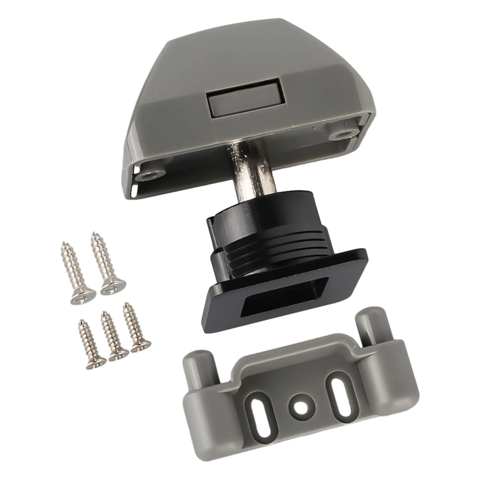 

Motorhome and Caravan Cupboard Door Push Button Catch Lock with Cabinet Latch Knob for Secure Furniture Closure