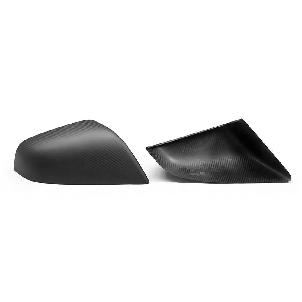 

Rearview Side Mirror Covers Cap 21-23 For Tesla Model S Dry Matte Carbon Fiber Sticker Add On Casing Shell