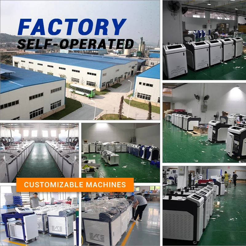 Máquina de soldadura láser con refrigeración por agua, soldadores láser de fibra portátiles autooperados para Metal, 2000W, buen diseño y calidad