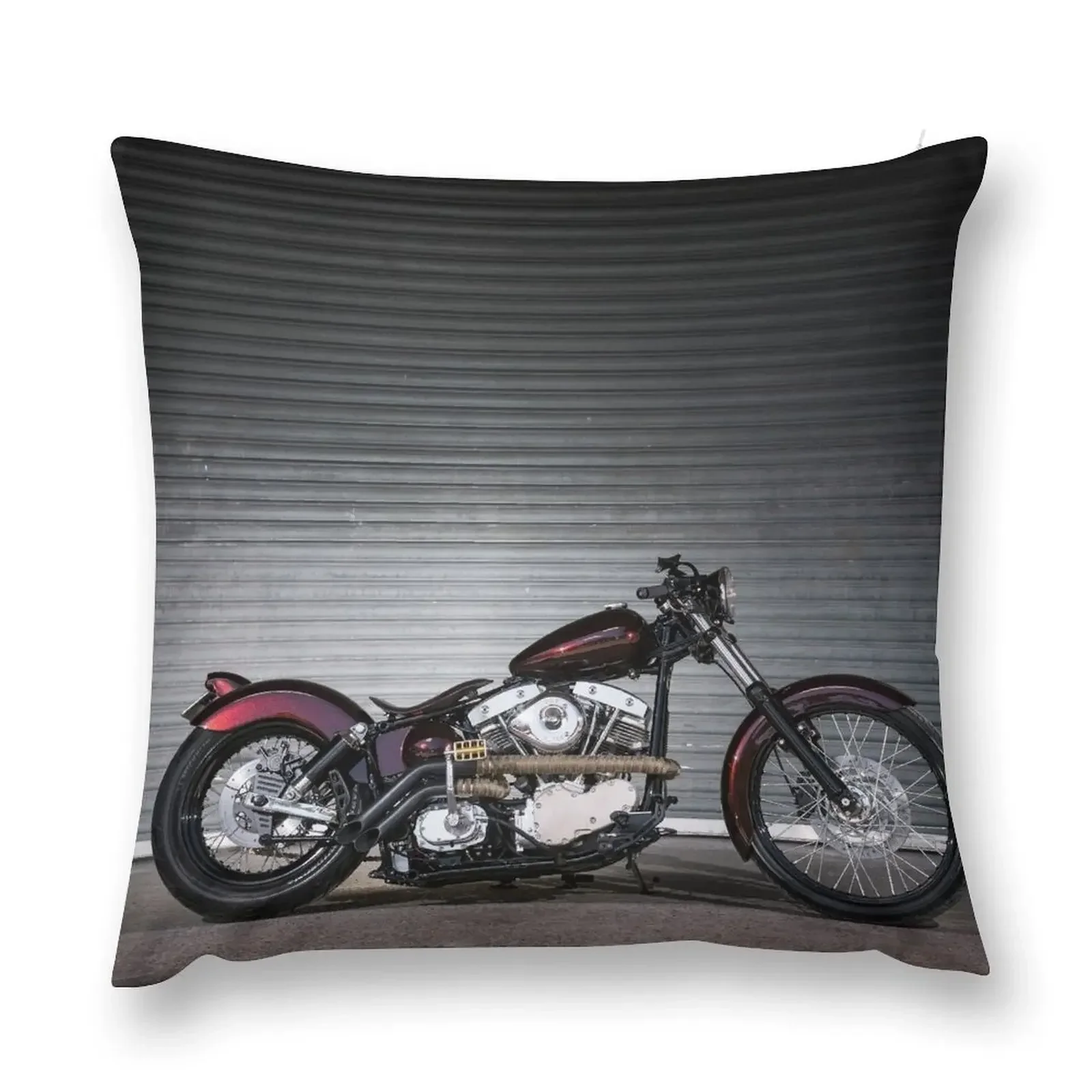 Dominic Garraffa's 1975 Shovel Custom Throw Pillow Elastic Cover For Sofa Cushions For Sofa pillows decor home pillow