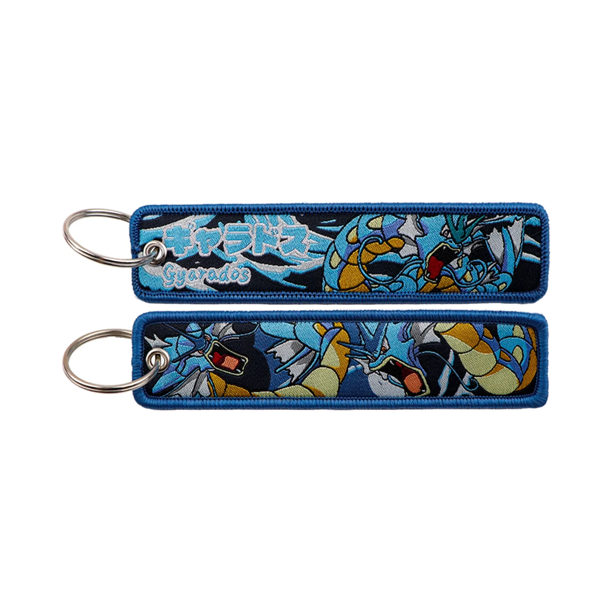 Japanse Anime Game Monster Key Tag Borduren Sleutelaanhangers Houder Mannen Vrouwen Sleutelhanger Sleutelhanger voor Motorfietsen Accessoires