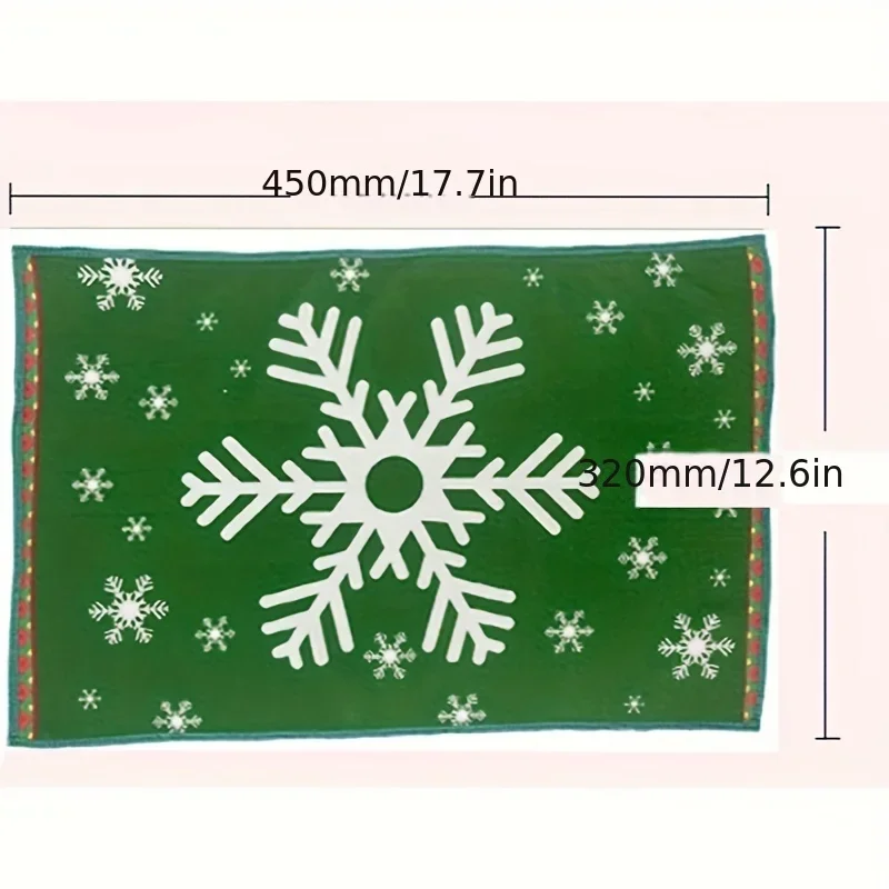 Children Towel Christmas Snowflake Xmas Beach Towels Soft Absorbent Washcloths Quick Dry Towelling for Adults Kids Bathroom