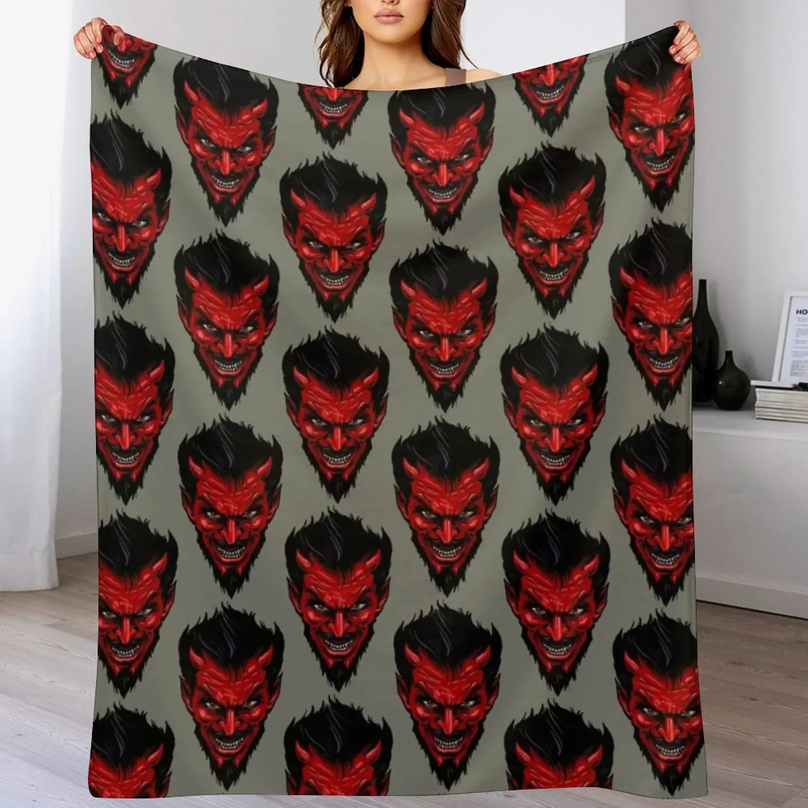 

I am the Devil Throw Blanket Decorative Throw warm winter Blankets For Sofas Hair Blankets