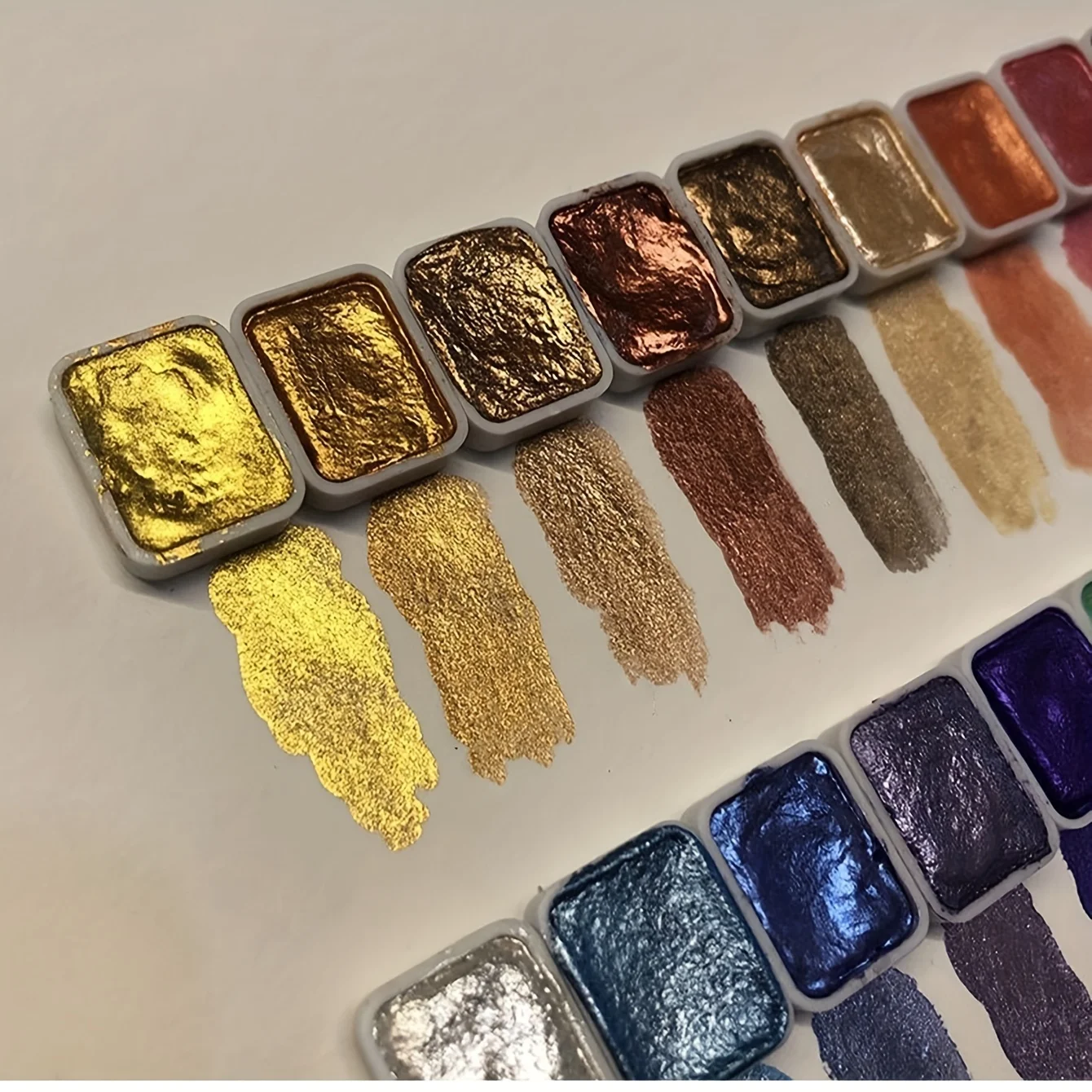 

Набор акварельных пигментов с жемчугом ярких цветов — высококачественная твердая упаковка для традиционной китайской живописи, Tangka Calligrap