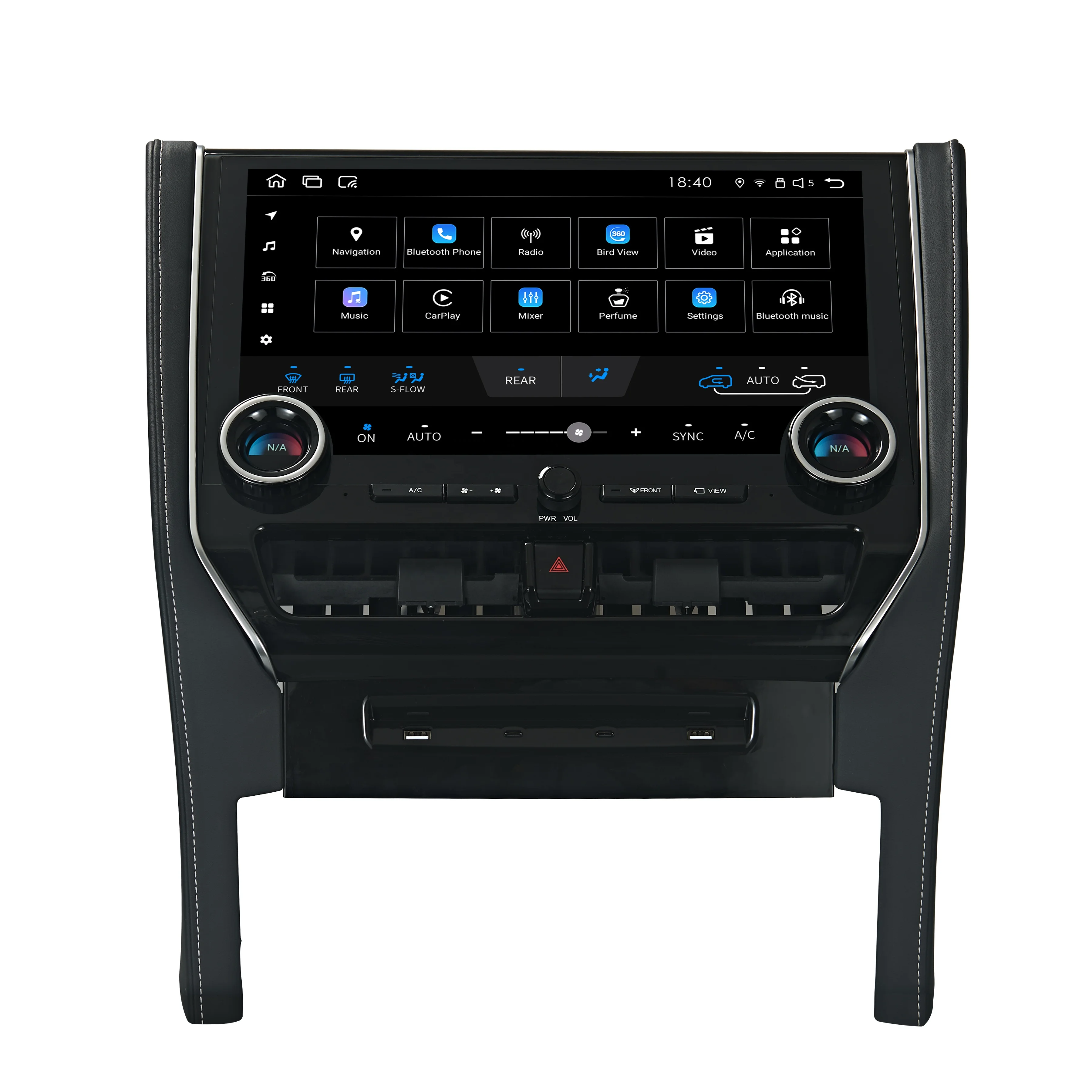 High Quality 15.3 Inch Android Car DVD Player for Alphard/Vellfire Upgrade 30/35 to 40 Series Support Original  Amplifier
