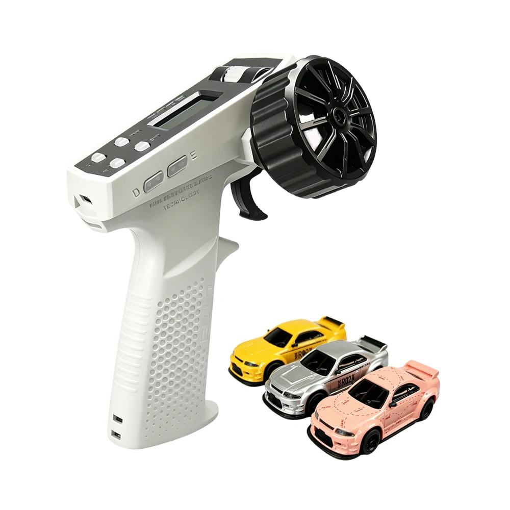 LDARC R02 1:64 1/64 RC Mini Electric Tabletop Car CT03 2.4Ghz 10CH Remote Controller Adults Children'S Toys Gift view 2