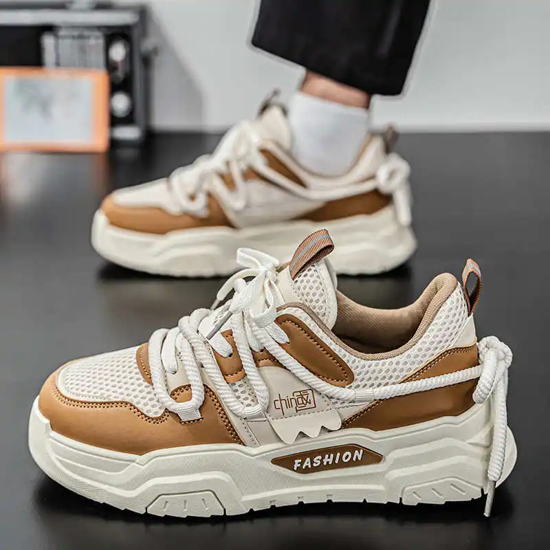 Tied Ete Trainer Boots Vulcanize Breathable Men's Sneakers Shoes Summer Men Sports Genuine Brand Models Shuse Tenids