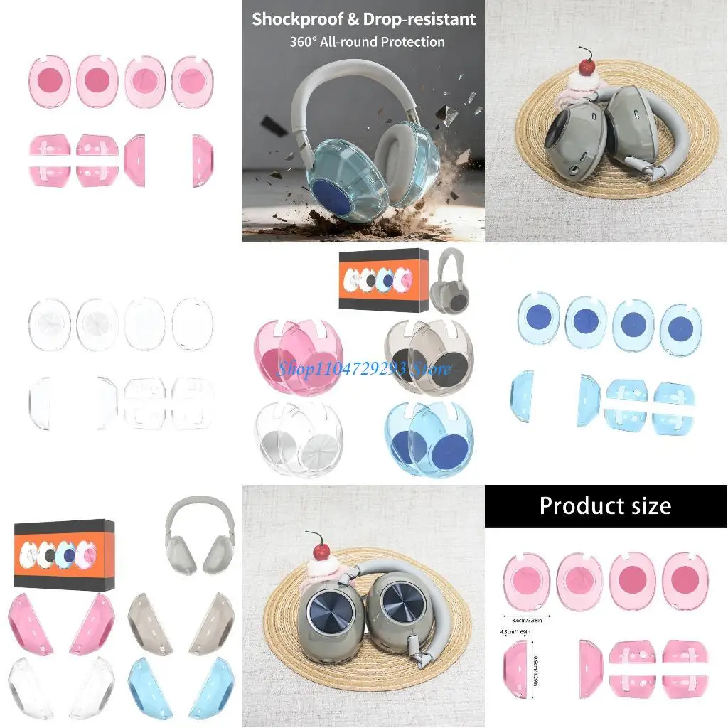 

Y2GD Shockproof Outer Shell TPU Protectors for WH-1000XM6 Over Ear Headphones