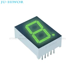 10pcs 10Pins 8106AGG 8106BGG 0.8 Inch 1 Digit Bits 7 Segment Jade green LED Digital Display Digitron Common Anode Cathode C-A