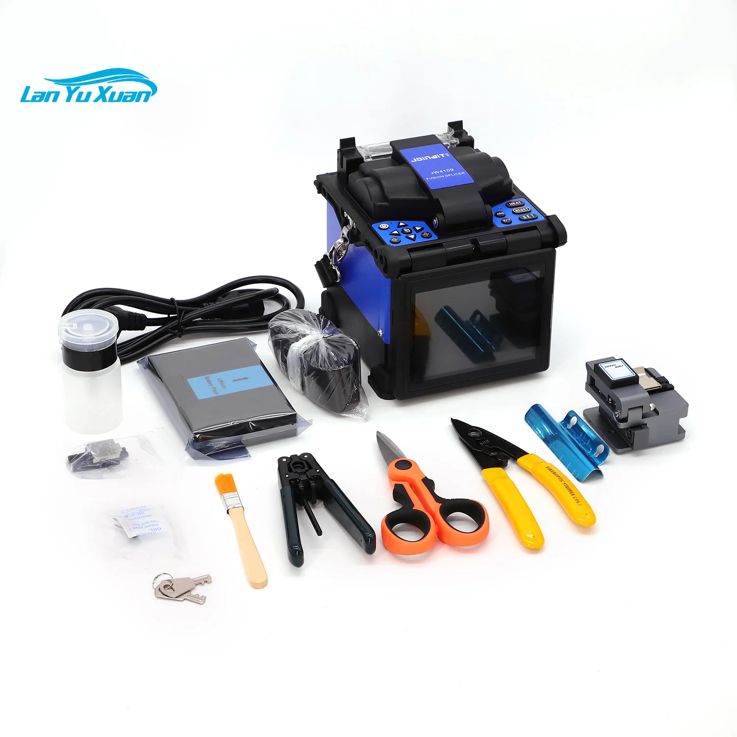 FTTH SM polarization maintaining micro core optical fiber fusion splicer automatic kit JW4109 fusionadora de fibra optica