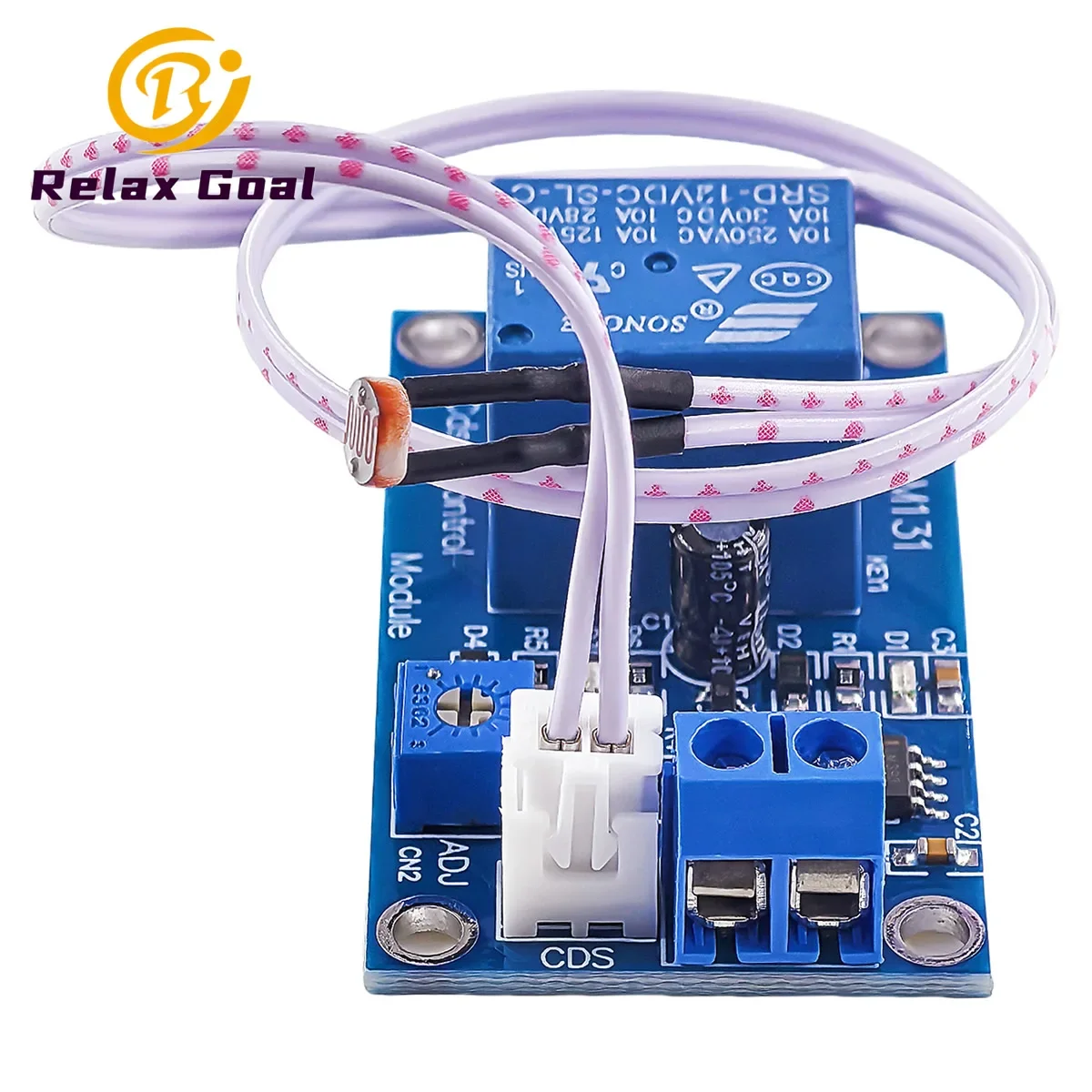 XH-M131 DC 5V 12V 24V Light Control Switch Photoresistor Relay Module Detection Sensor 10A Brightness Automatic Control Module