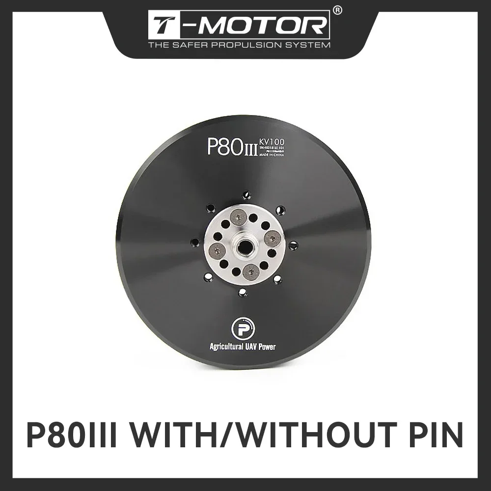 

Бесщеточный двигатель T-MOTOR P80III KV100/KV120 для тяжелых БПЛА с максимальной тягой 16 кг для дронов-опрыскивателей с полезной нагрузкой 15 кг, запчасти для DIY-сборки