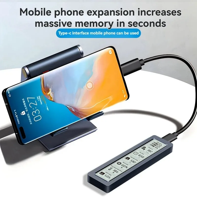 حافظة M.2 SSD NVMe SATA SSD الضميمة محول سبائك الألومنيوم بالكامل 10Gbps USB 3.2 Gen2 USB C الضميمة الخارجية مع شاشة العرض #2