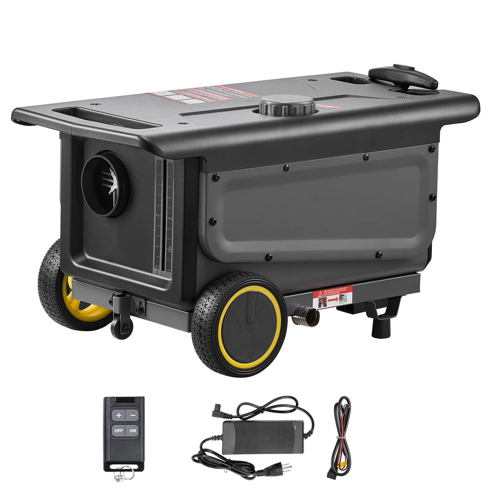 Chauffage au diesel SucceBuy 8KW DC 12V/24V tout-en-un, portable, avec commande par application Bluetooth, télécommande et écran LCD