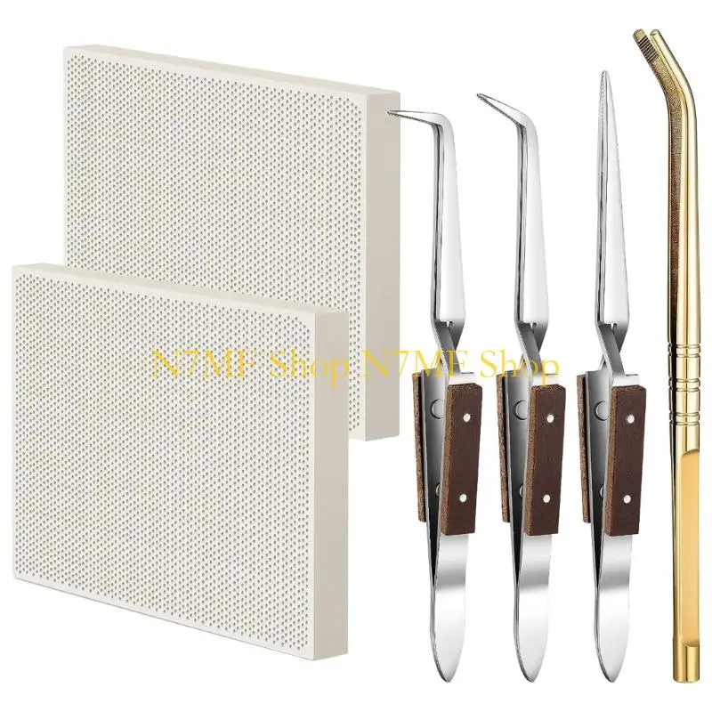 

N7MF Honeycomb Springring Blocks обратный блокировка пинцет