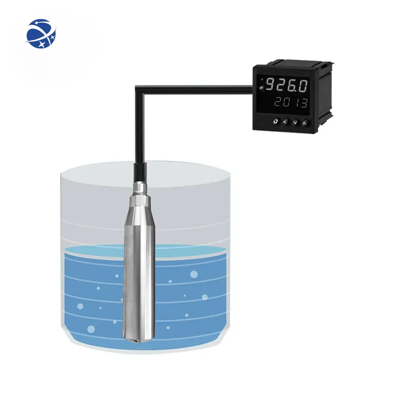 YUNYI HCCK 0~350m Piezoresistive Silicon Analog Stainless Steel Liquid Water Level Sensor Submersible Water Level Transmitter