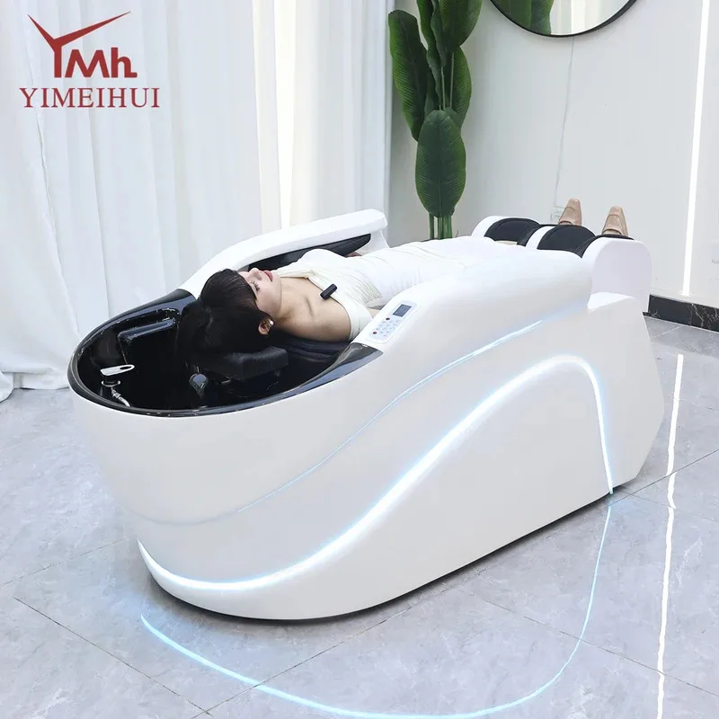 

Multifunctional Smart Hair Washing Bed Salon Professional Hair Washing Chair with Massage Water Therapy Hair Washing Bed