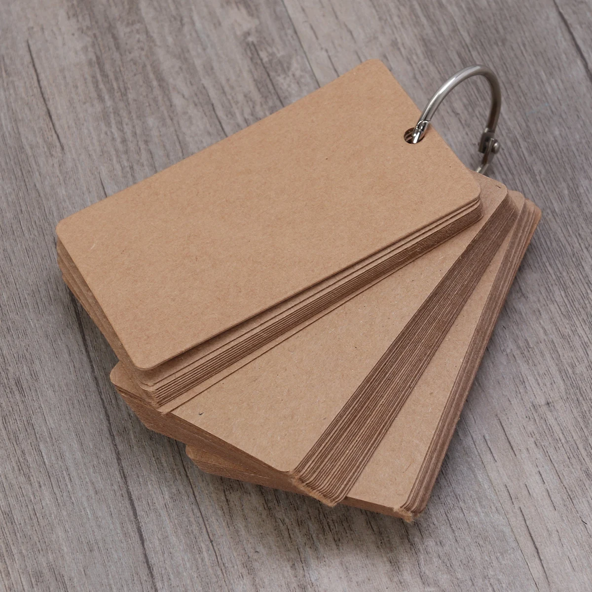 

Writing Pad Study Cards 300 Pages Kraft Paper DIY Greeting Card Bookmark Index Stock Note Pad 5.4*9cm Notepad