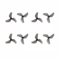 4Pairs (4CW+4CCW) Gemfan 35mmS-3 3-Blade 35mmS-2 2-Blade 35mm PC  Propeller 1mm Hole for FPV Tinywhoops DIY Parts