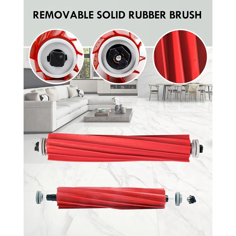 Roborock-q revo掃除機,メインブラシ,Hepaフィルター,モップクロス,ダストバッグ,交換部品