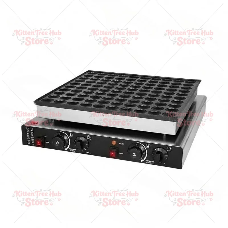 25 Holes 50 Holes Electric Dutch Poffertjes Waffle Machine Small Round-Shape Mini Dutch Pancake Machine