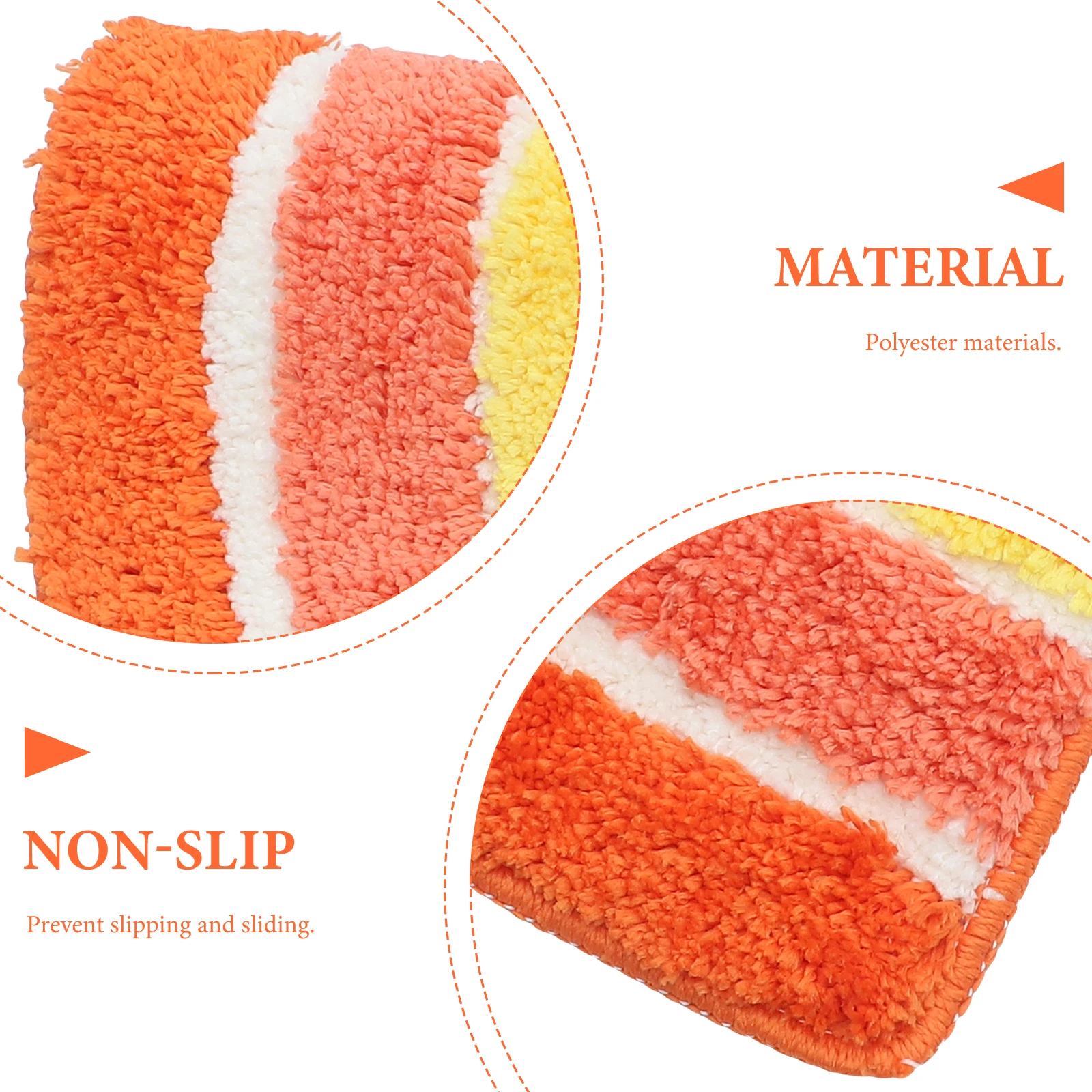 صندوق نفايات القط حصيرة قوس قزح شكل نونسليب أسفل القمامة التقاط تقليل تردد التنظيف دائم لينة إكسسوارات الحيوانات الأليفة