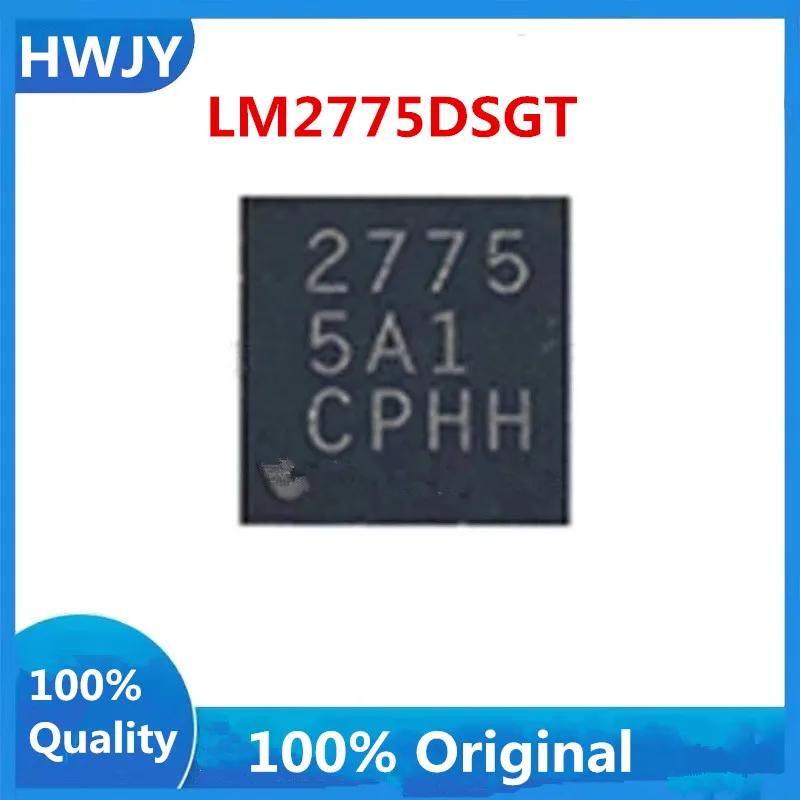 5Pcs 100% New Original LM27761DSGR LM27761DSGT ZGLI LM2775DSGR LM2775DSGT 2775 LM2775QDSGRQ1 1R1H WSON-8