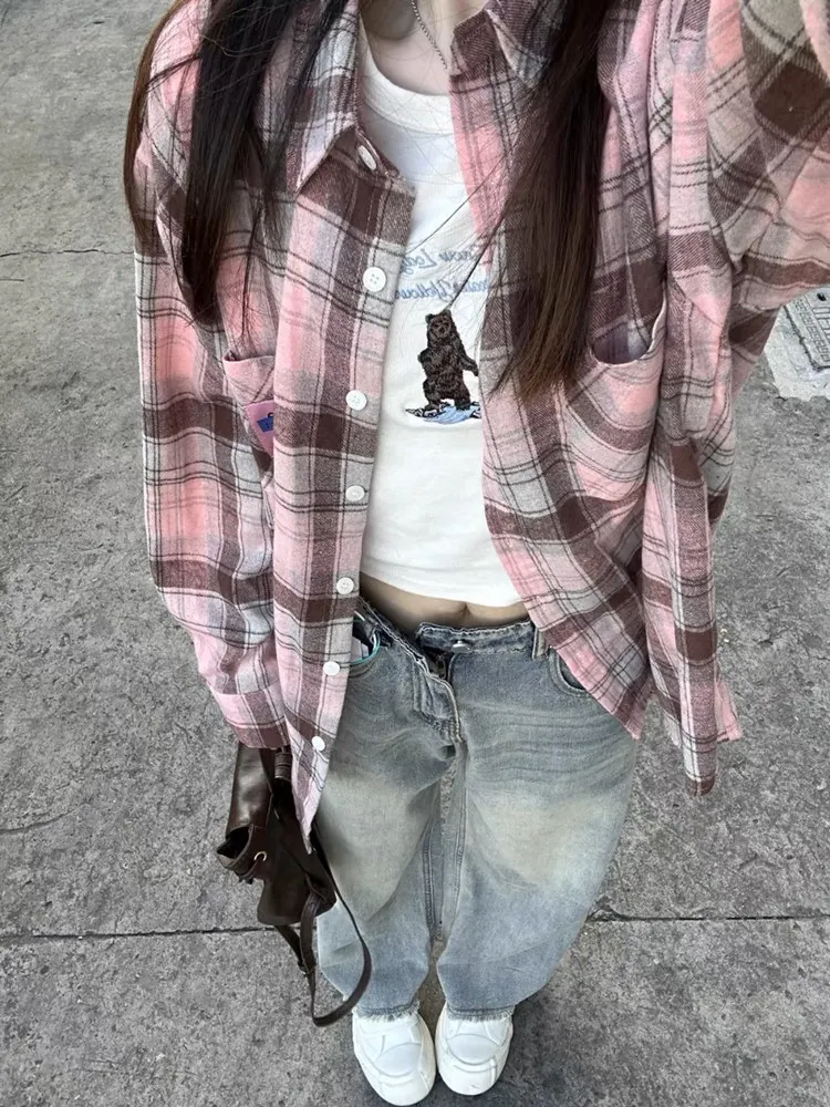 

Новинка! Женский кардиган больших размеров в клетку с длинными рукавами для защиты от солнца. Весенне-летняя коллекция.