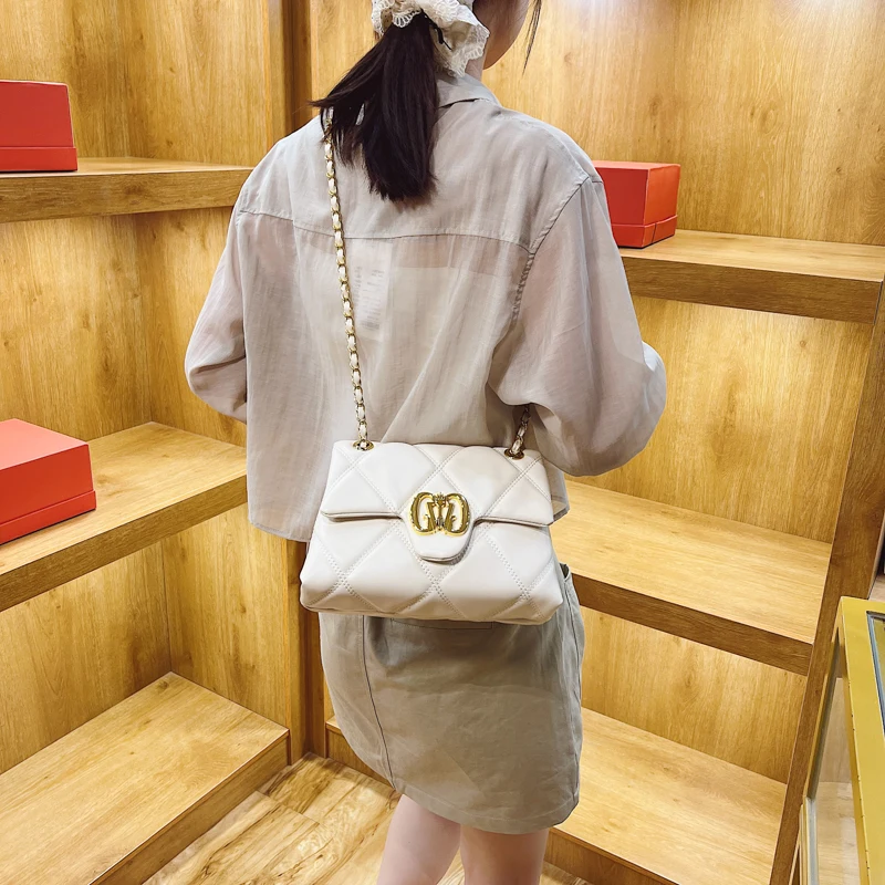 

Luxury Designer Shoulder Bag For Women Elegant Leather Crossbody Bag Vintage Parisian Style