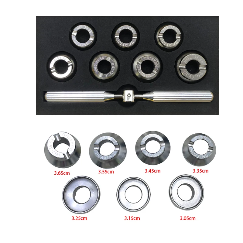 

30.5mm-36.5mm Stainless Steel Watch Back Cover Opener Watch Case Opener Watch Repair Tool for Rolex/Tudor