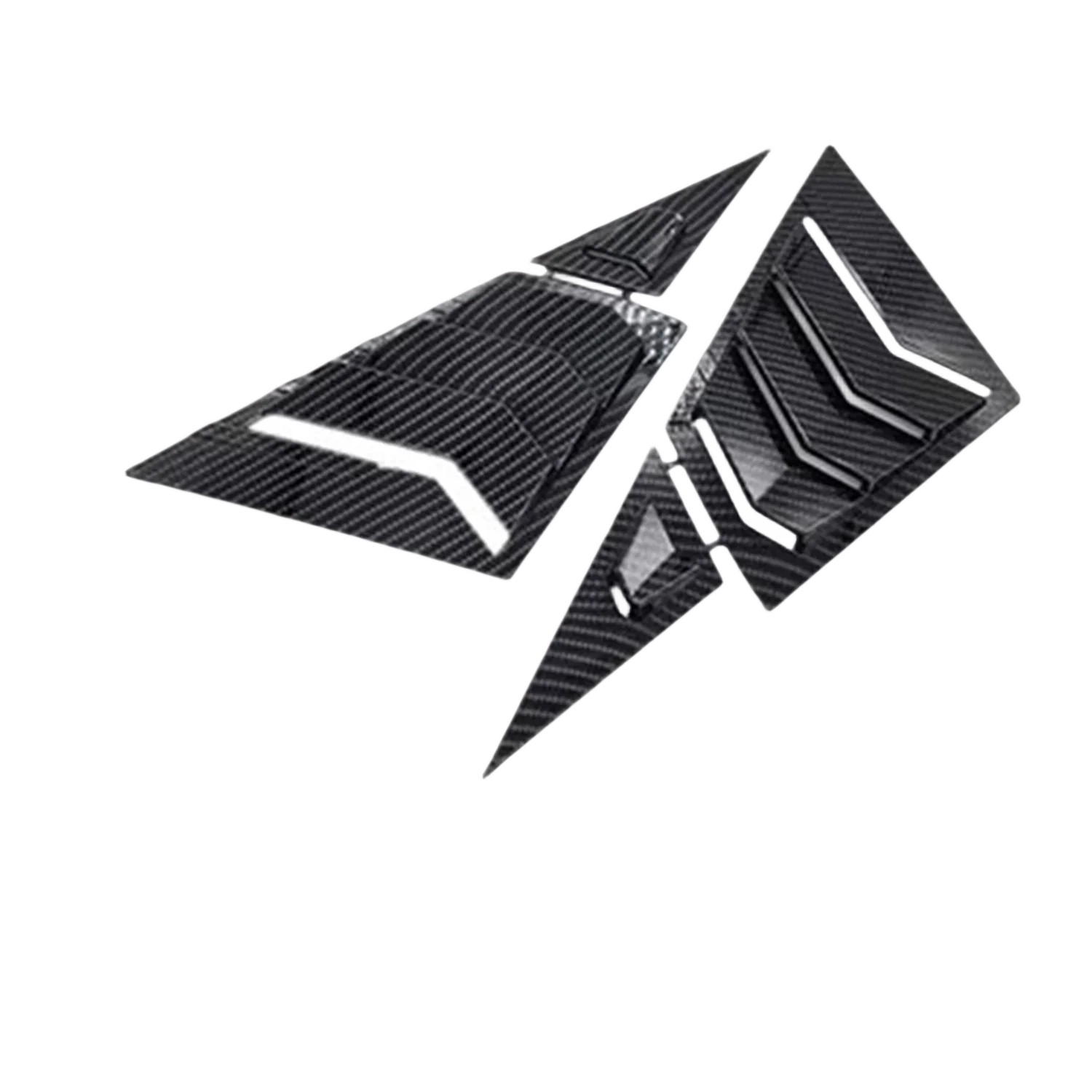 

Car Rear Window Triangle Shutters Cover Trim Sticker for Honda CIVIC 11-15