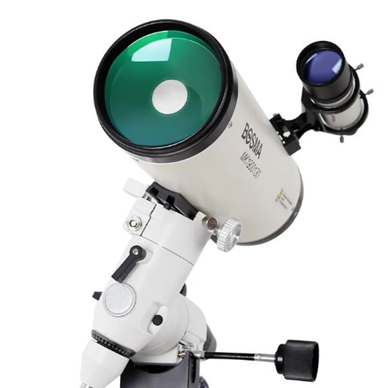 Bosma Maca 130/1900 มม.กระจกหลักกล้องโทรทรรศน์ดาราศาสตร์ Maxvision EXOS-2 เยอรมัน Equatorial Mount 2 นิ้ว ST3 ขาตั้งกล้องเหล็ก