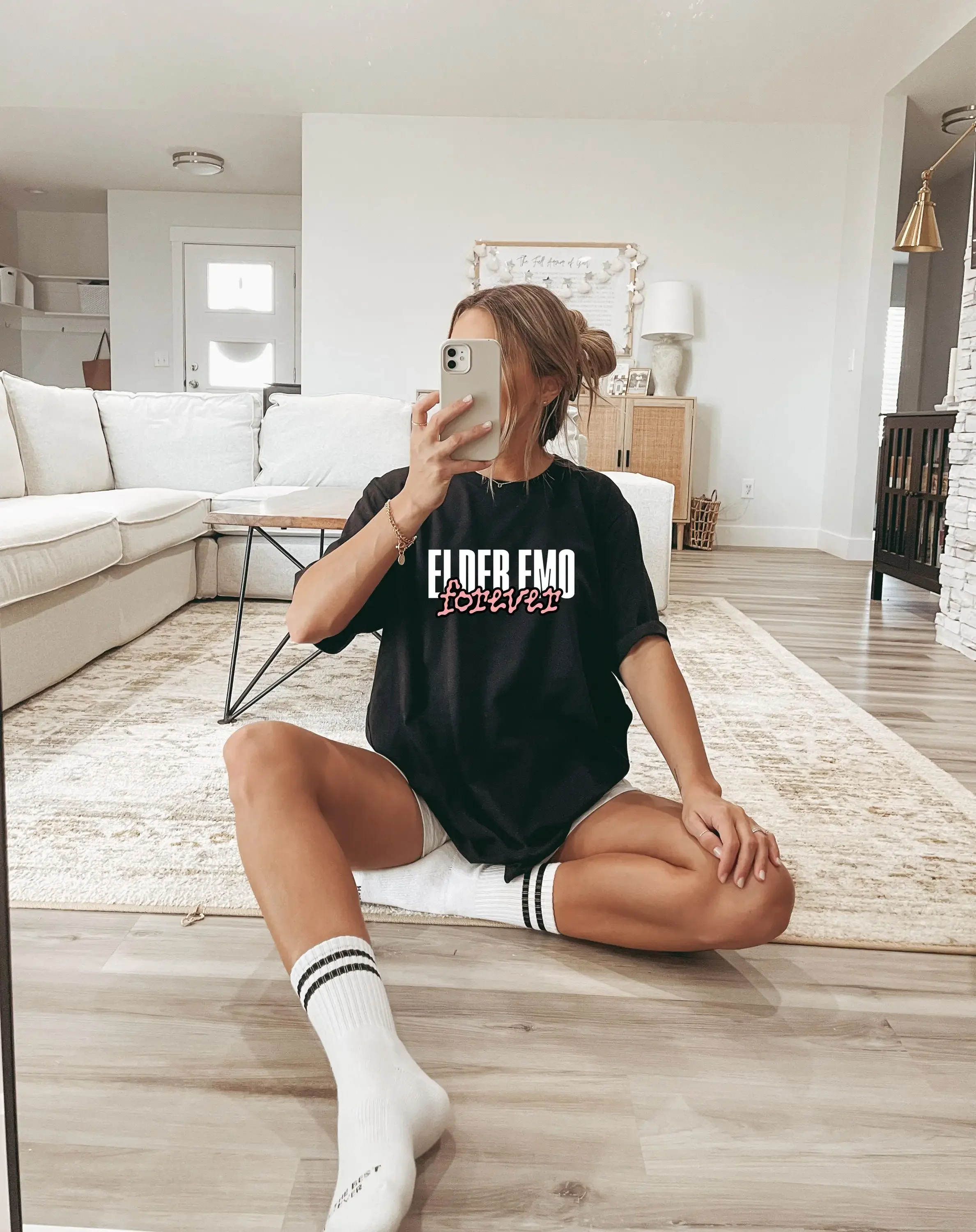 Elder Emo T Shirt Millennial Nostalgia Not A Phase Forever Music Band 90'S Kid