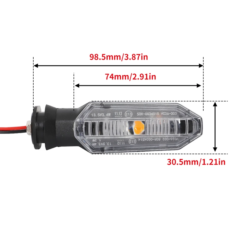 LED Turn Signal Indicator Light For Honda NC700 NC 750 S X DCT CTX700 CBR650F CB650F CBR600RR CRF250L MSX 125 Grom Blinker Lamp