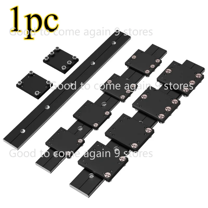 1PC Linear Slide 4 rounds 6 rounds OSGR10N Rail Slider External Dual-axis Slider is Suitable CNC Engraving Machine 3D Printer