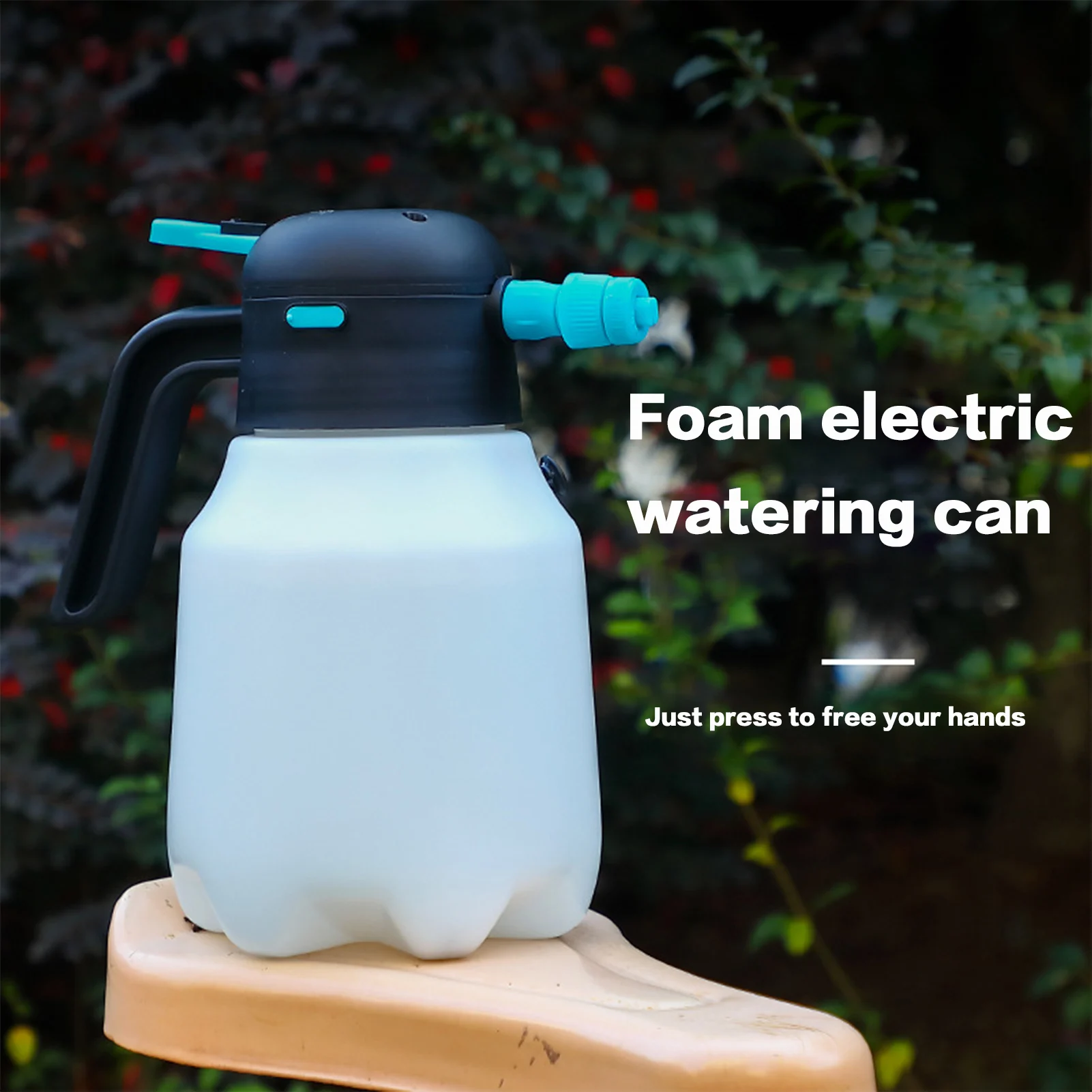 Cordless Electric Foam Sprayer Rechargeable Automatic Plant Mister Bottle for Plant Watering Car Cleaning xobw