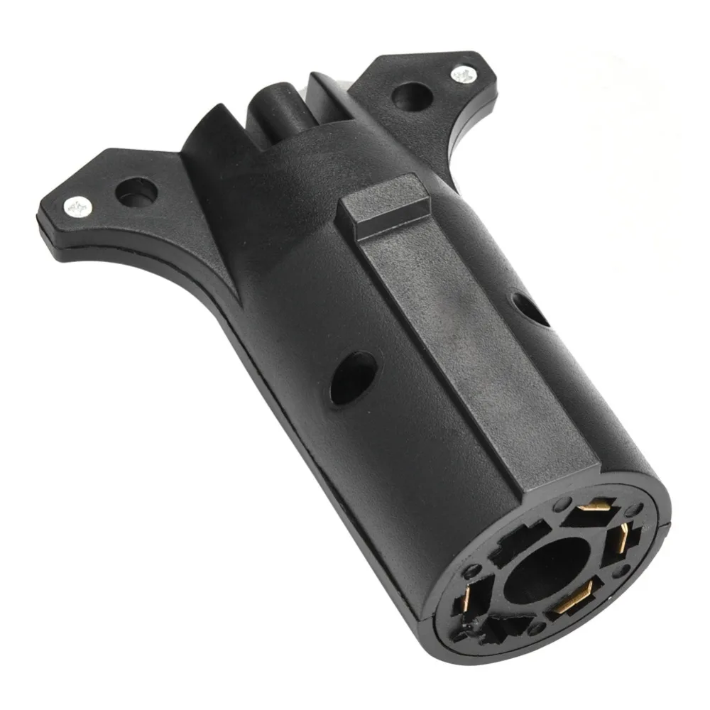 

Прочная вилка освещения прицепа 12 В, от 7 до 4 контакта, разъем кабеля для тяжелых грузовиков, адаптер для грузовика