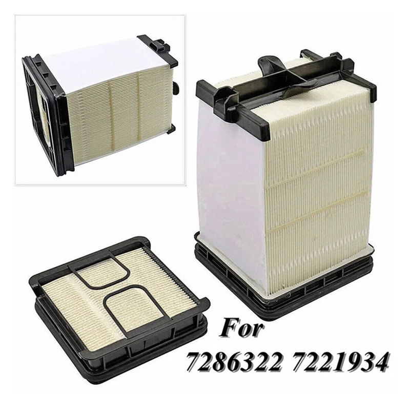 

Inner & Outer Air Filter W/Hydraulic Oil Vent Cap 7221934 7286322 6727475 Replace For Bobcat T550 T590 S530 S550 S570