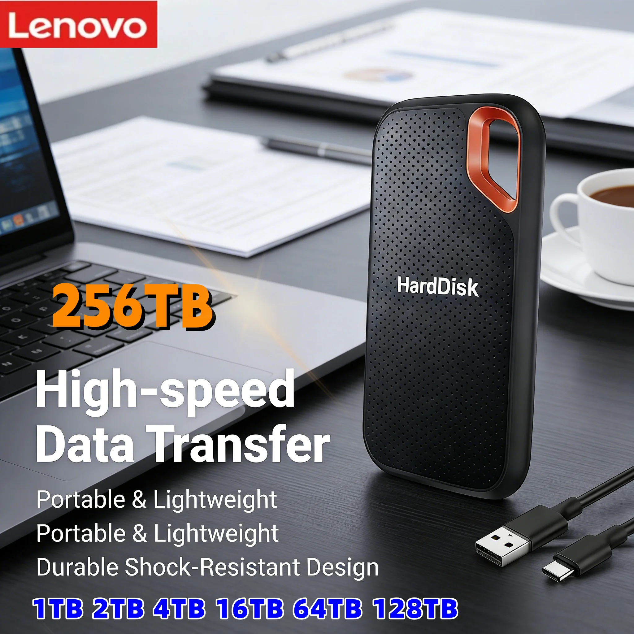 

Внешний жесткий диск Lenovo E61 USB 3.1 (2 ТБ, 6 ТБ, 8 ТБ, 256 ТБ) для ноутбуков, PS5 и мобильных устройств. SSD/HDD накопитель.