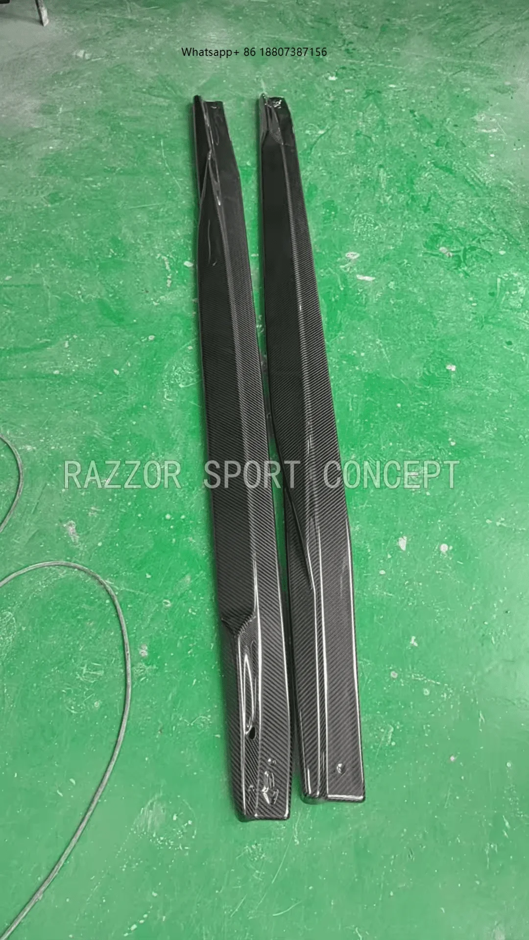 

High Quality Dry Carbon MAXTON Side Skirts for F95 X5M Perfect Fitment Guaranteed