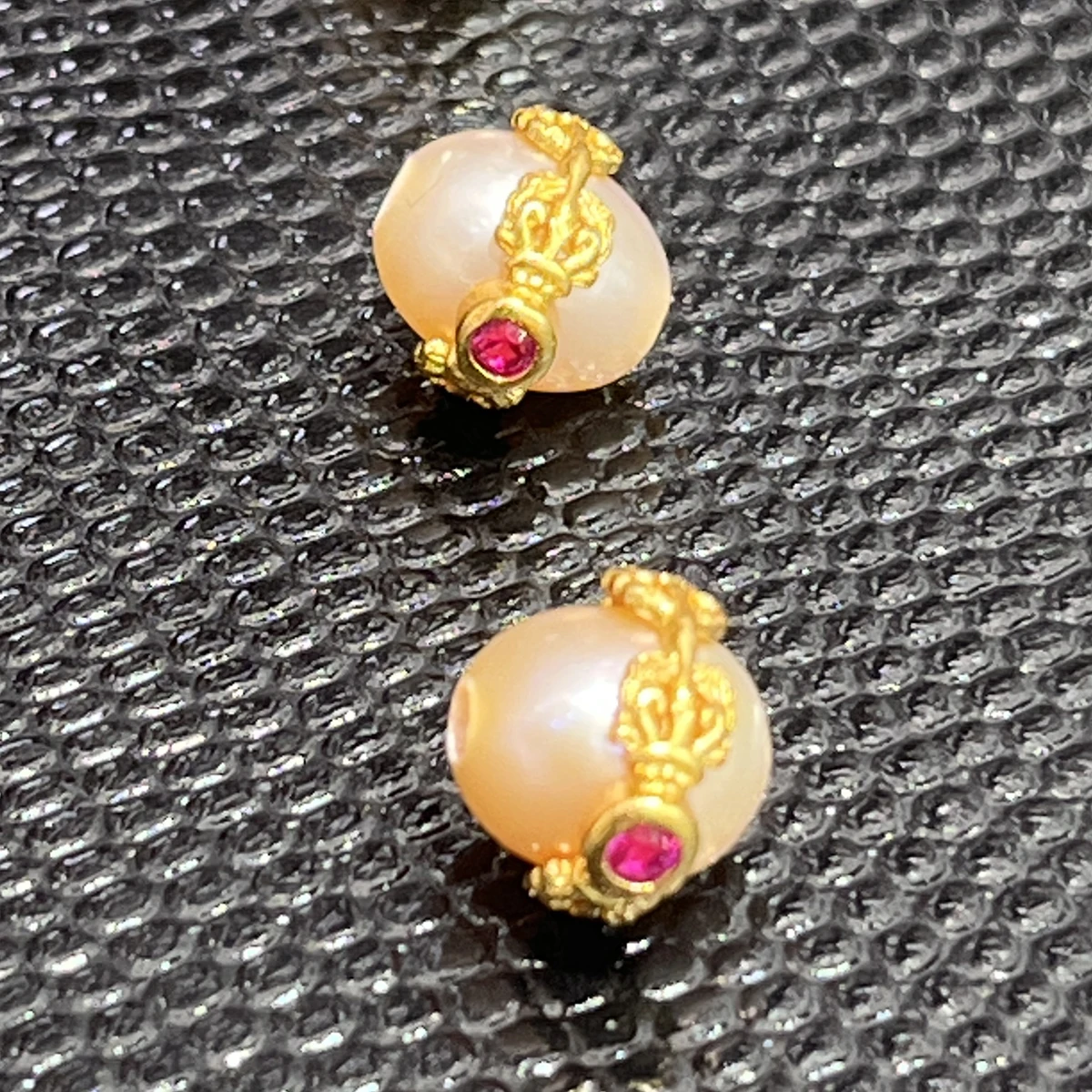 

5pcs Natural Freshwater Pink Pearl Bead Punch Rice Pearl Loose Spacer Beaded for Making DIY Jewelry Necklace Bracelet Accessorie