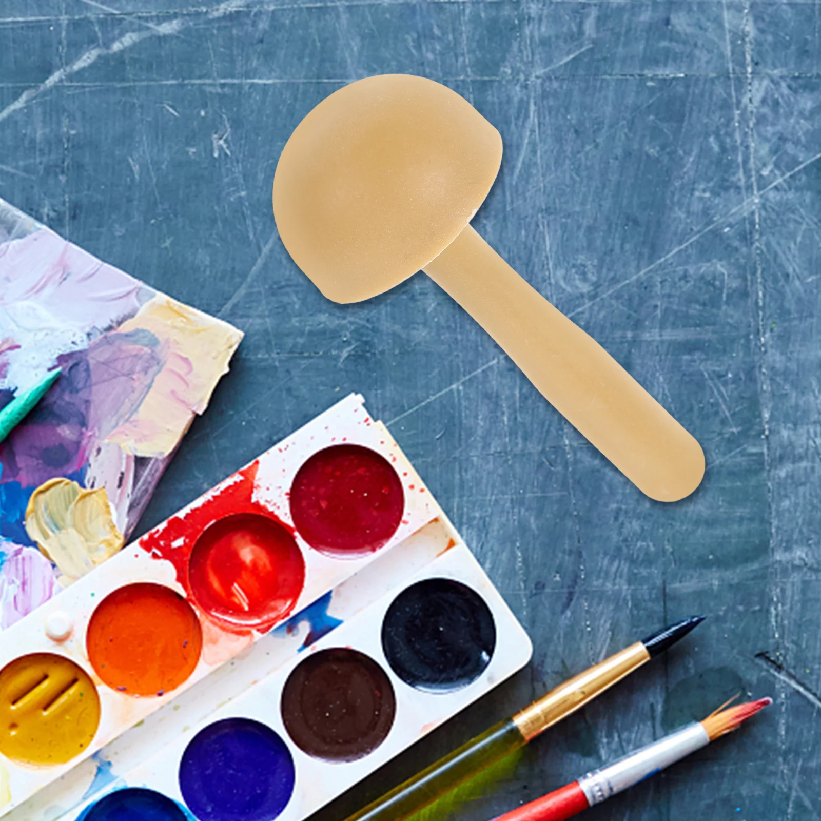 10Pcs Art Rubbing Roller Durable Plastic for Printmaking Scrapbooking Crafting Tools Ink Rubbing Tool Pottery Ink Roller