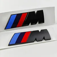 3D ABS Fender Emblem Rear Trunk Badge for BMW M Power E34 E30 F30 X1 X3 X5 X6 71 E92 E93 E87  M Sports Stickers Car Accessories