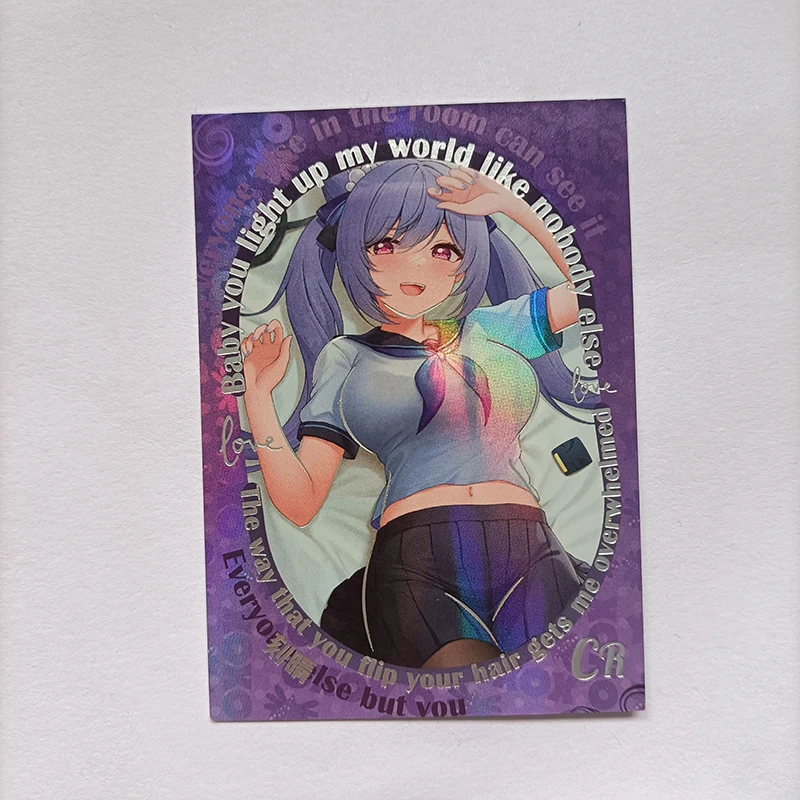 Cartes CR histoire de déesse Anime Keqing Barbara Takagaki Kaede Hayasaka Ai, cartes à collectionner, cadeau de noël et d'anniversaire, jouets pour enfants