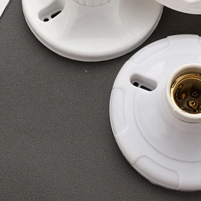 

Innovative And Practical E27 Lamp Holder High-temperature Resistant Bulb Holder Ceramic Lamp Bulb Socket Lamp Base