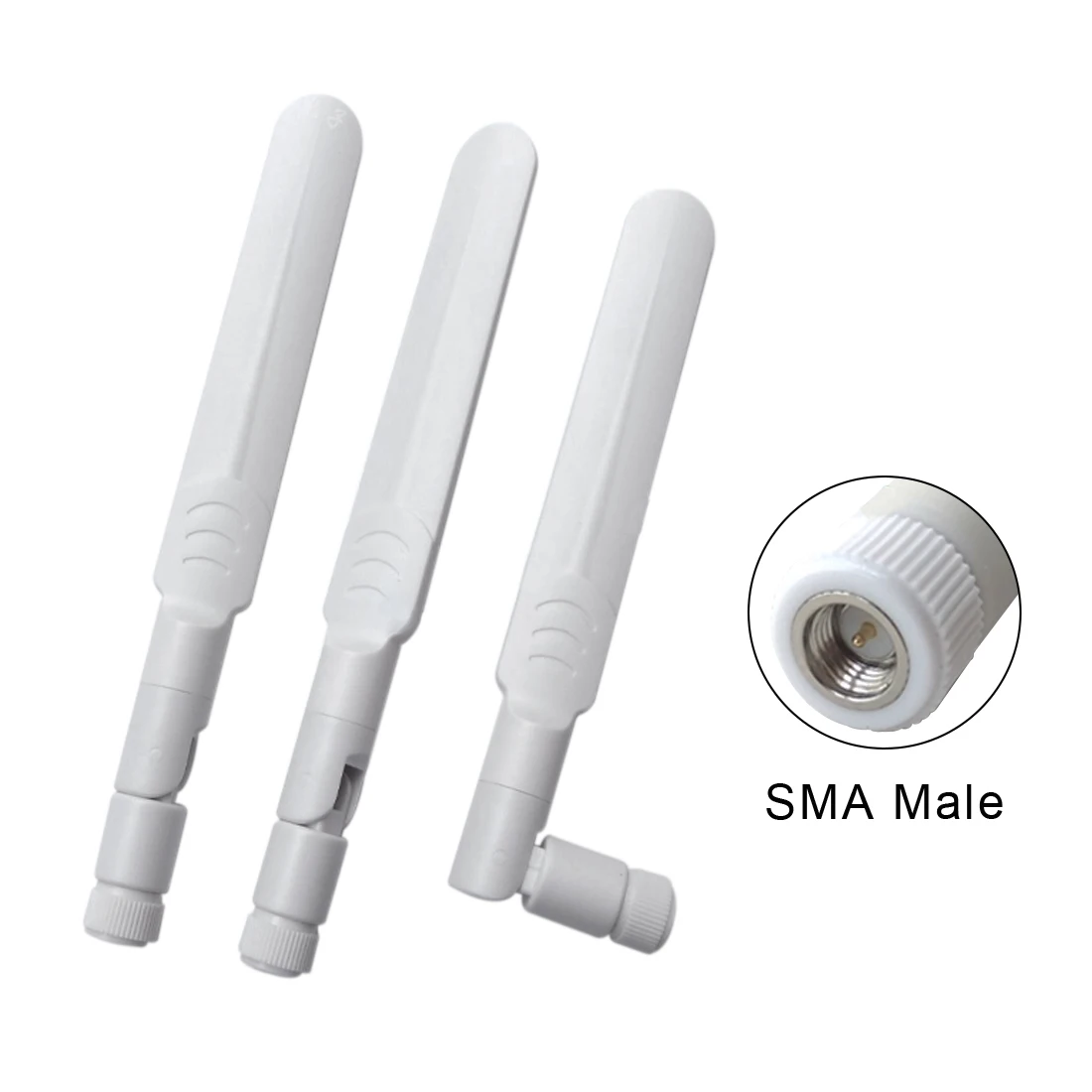 1pc 2.4G/LTE 4G 3G GSM Antenna 5/6dbi OMNI-directional SMA Male Connector Oars Flat Aerial 16cm Long Modem Antenna