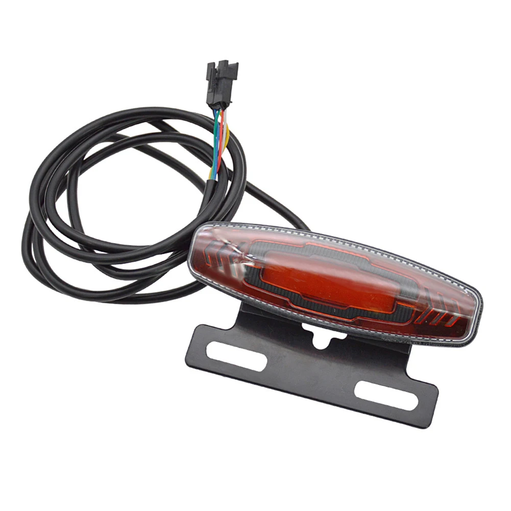 36V-48V 2W Ebike Taillight Turn Signal Lights Rear Lamp Brake Light 6pin Connector Electric BicycleAccessories